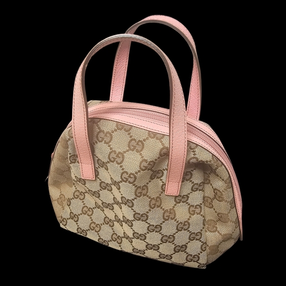 Gucci Pink and Brown Women's Handbag - Picture 2 of 12